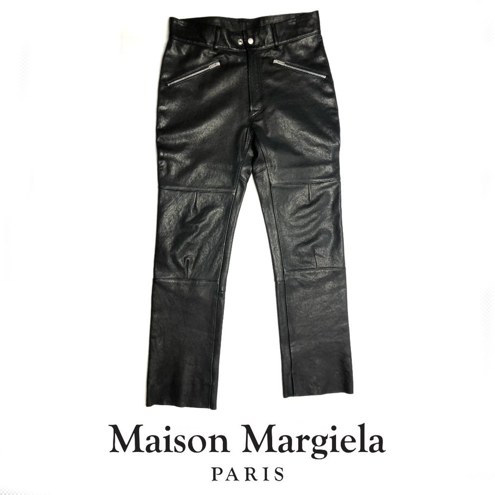COPY - NEW Maison Margiela Men's Leather Pants, size 50 EU (32-33 US), adjustab…
